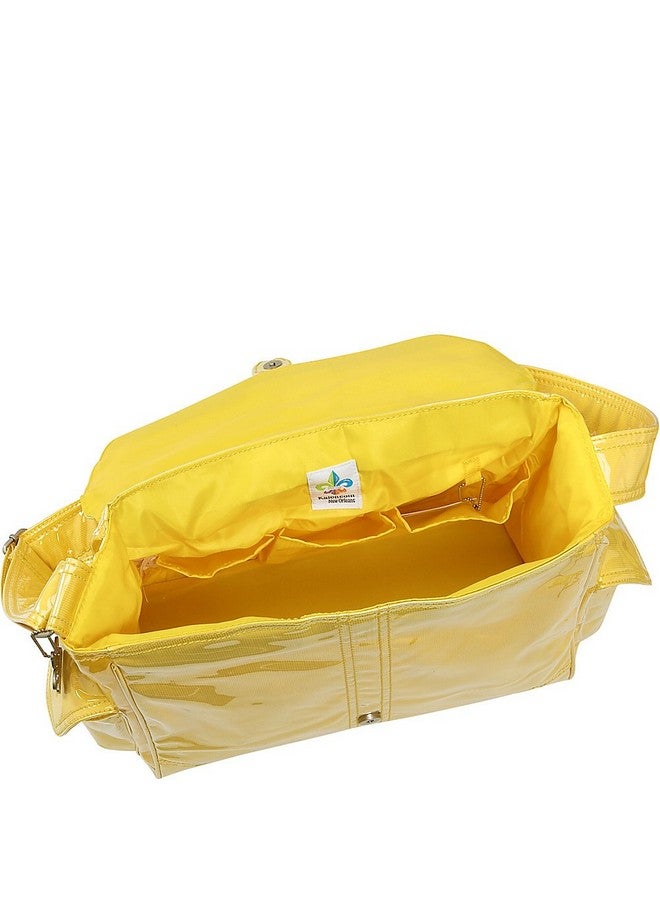 كالينكوم حقيبة كالينكوم المغلفة ذات الإبزيم، من قماش كيوي المخملي - Image 1