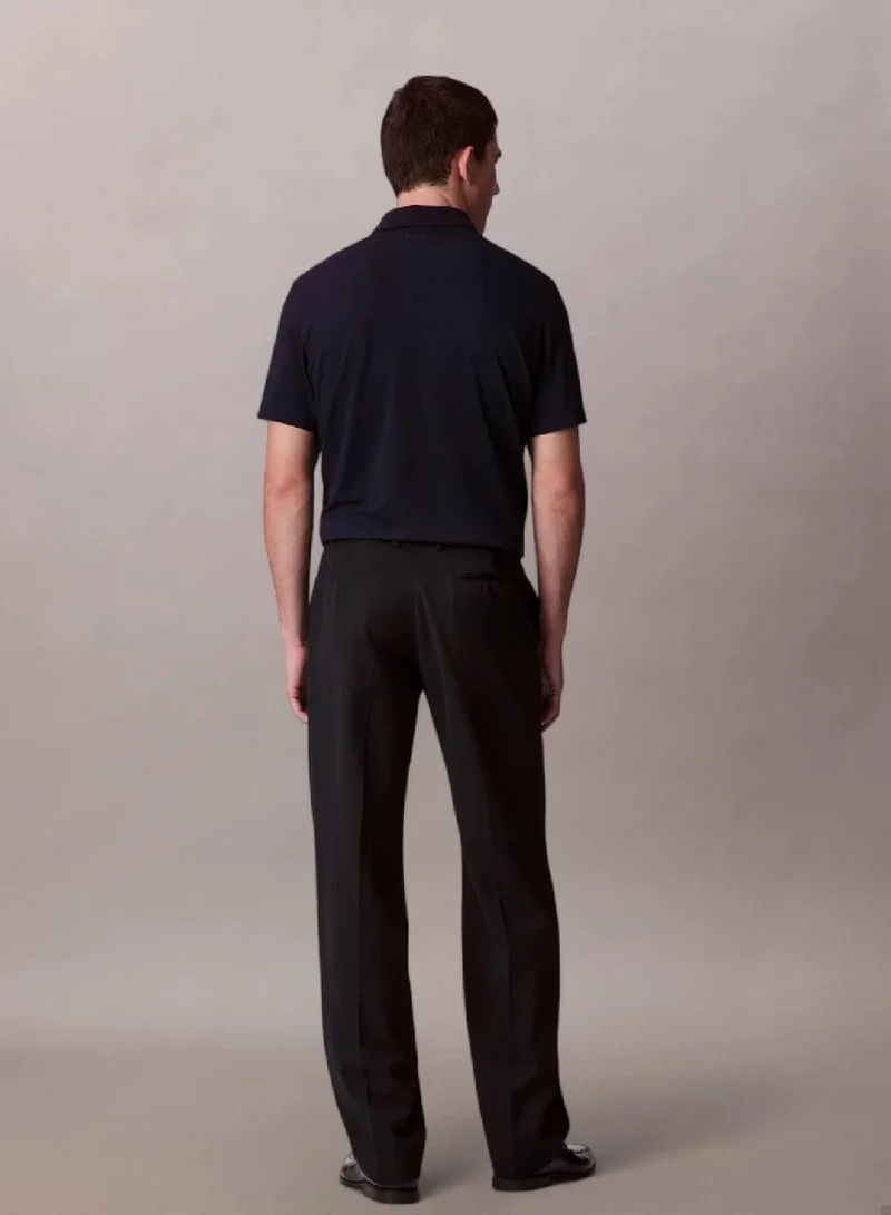 CALVIN KLEIN Stripe Strech Jacquard Polo