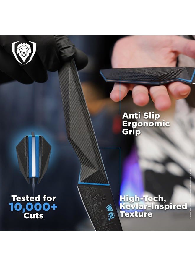 Dalstrong Knife Set-2pc-BATMAN™ DC Licensed SBS Edition-8" Chef Knife 3.75" Paring Knife-7Cr17MoV Steel-Black Titanium Kitchen Knife-DC Batman Set-G10 Handle-Sheath-Comic Figures - Image 4
