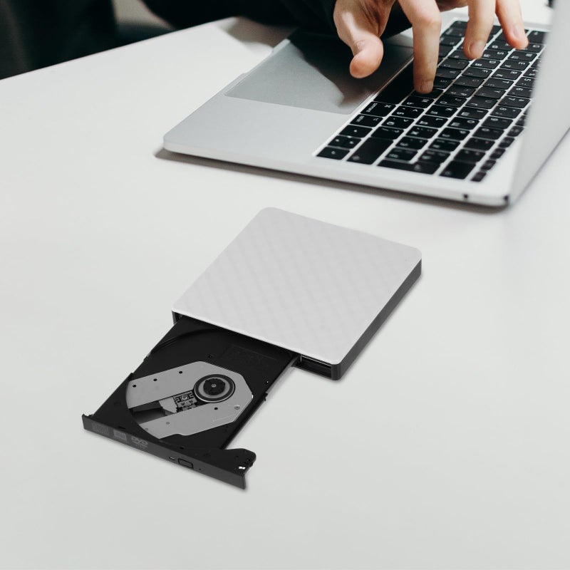 White External USB 3 0 DVD Burner Portable CD Writer Rewriter Drive for Laptop Desktop - Image 5