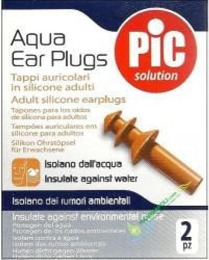 Pic Solution Adult's Aqua Ear Plugs (2 Pieces)