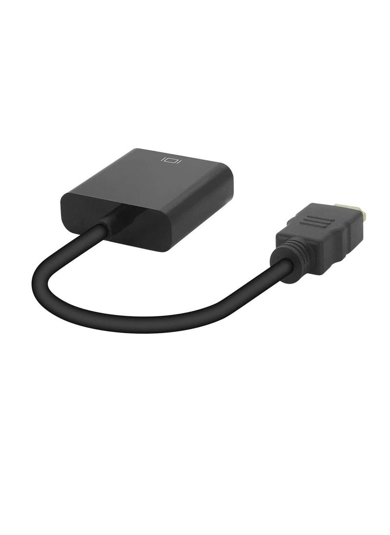 ماركة غير محددة محول HDMI إلى محول VGA 1080P بطاقة فيديو خارجية 1080P إلى سطح المكتب، والكمبيوتر المحمول، والتلفزيون عالي الدقة، والشاشة، وجهاز العرض  - Image 2