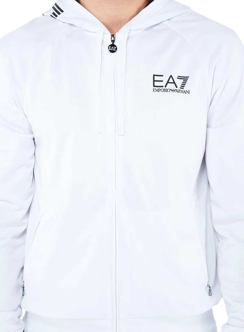 EA7 Emporio Armani Zip Through Hoodie
