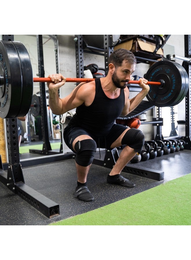 Bodyprox Knee Wrap 2 Pack for Squats, Weightlifting, Powerlifting, Leg Press, and Cross Training, Knee Support for Men and Women - Image 3