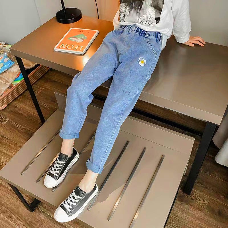 New Children'S Clothing Handsome Cartoon Jeans Factory Volume Of Large Children Loose Boys Jeans - Image 1