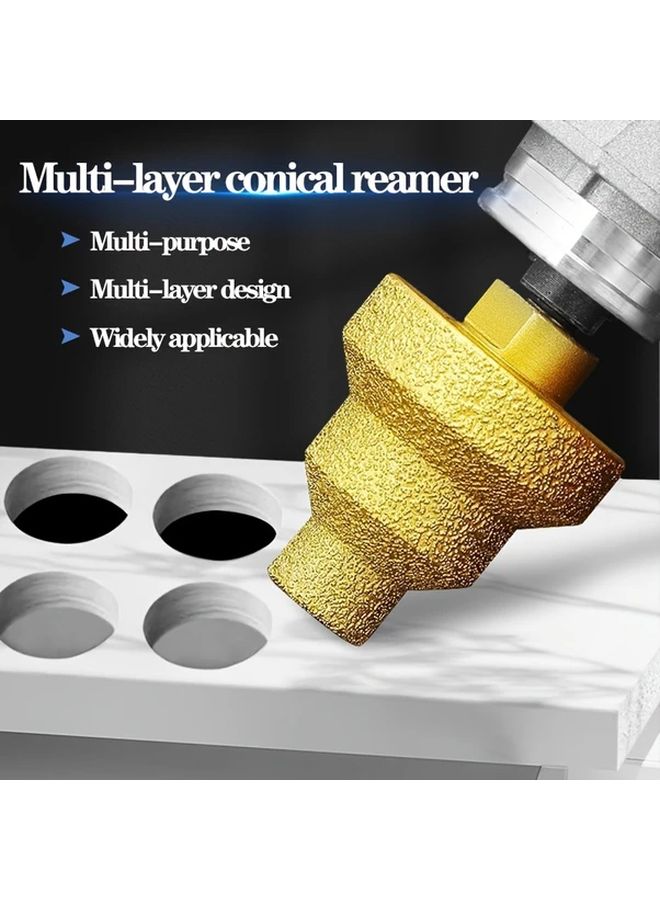 Pagoda Driller Umbrella Shaped Hole Expander 2pcs Heavy Duty Core Drill Bit - Image 2