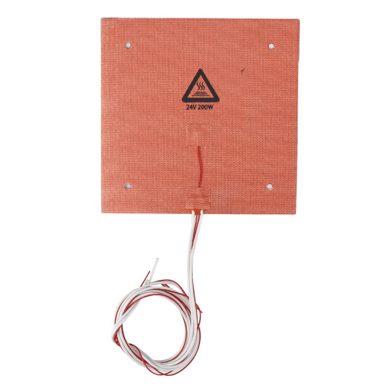 3D Printer Hot Bed Silicone Pad 200°C Continuous Use - Rapid Heating for Ender-3 and Ender-3 Pro - High Thermal Efficiency 3D Printer Accessories for DIY Printing - Image 1
