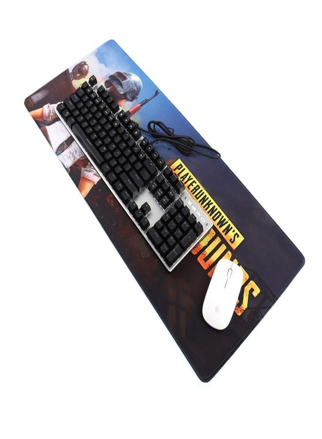 وسادة ماوس ألعاب كبيرة الحجم XXL من BUYFLUX PUBG مع قاعدة مانعة للانزلاق، مقاومة للماء وقابلة للطي، مناسبة لأجهزة الكمبيوتر المكتبية والمحمولة ولوحات المفاتيح ووحدات التحكم (70 × 30 سم) - Image 3