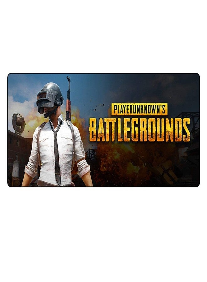 وسادة ماوس ألعاب كبيرة الحجم XXL من BUYFLUX PUBG مع قاعدة مانعة للانزلاق، مقاومة للماء وقابلة للطي، مناسبة لأجهزة الكمبيوتر المكتبية والمحمولة ولوحات المفاتيح ووحدات التحكم (70 × 30 سم) - Image 1