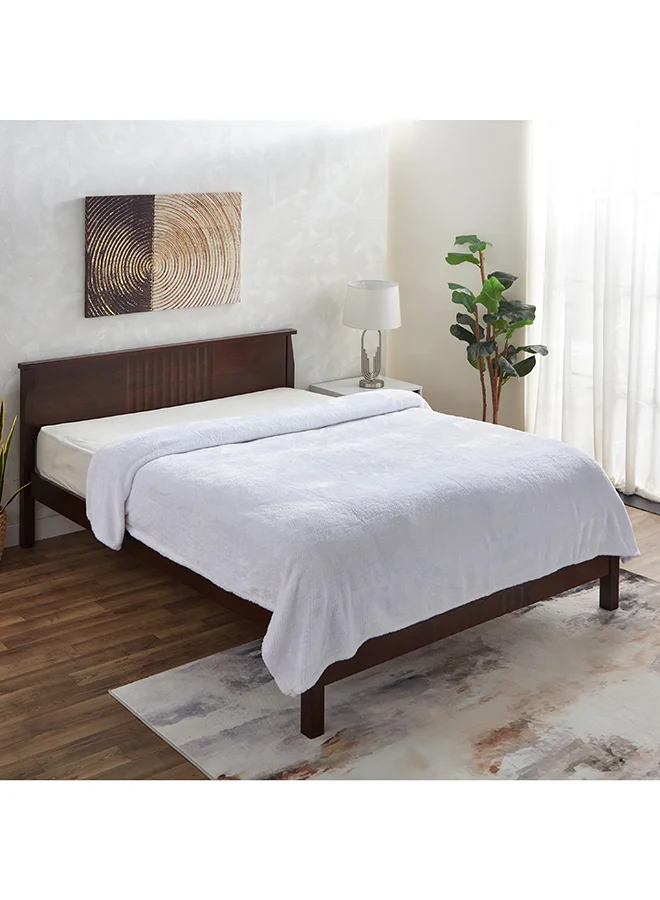 Home Box Lux Popcorn Queen Flannel Blanket 220 x 200 cm