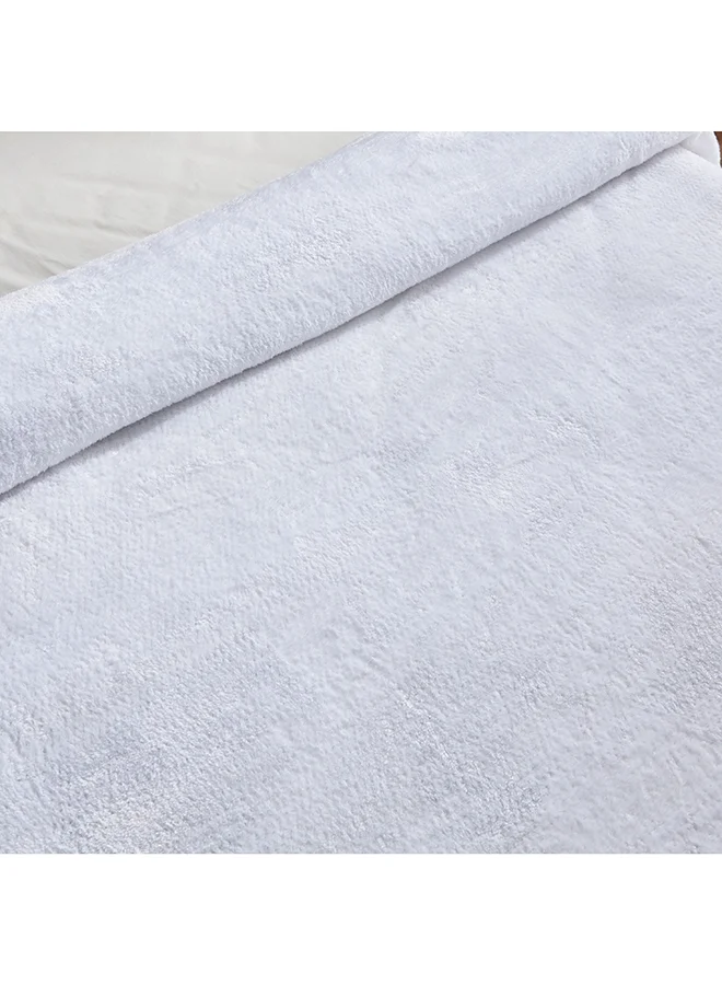Home Box Lux Popcorn Queen Flannel Blanket 220 x 200 cm