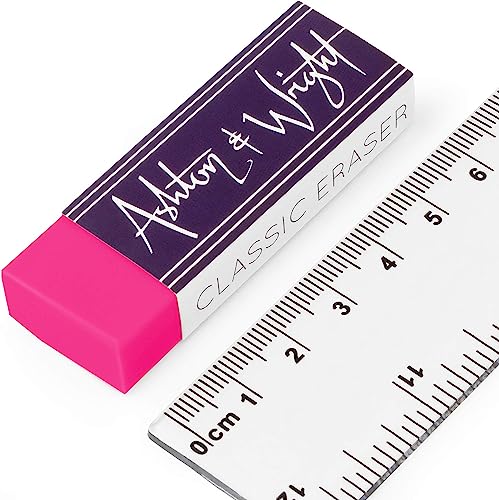Ashton and Wright - Classic Eraser - Latex Free Plastic Rubber - Pack of 5 Tropical Neon - Image 4