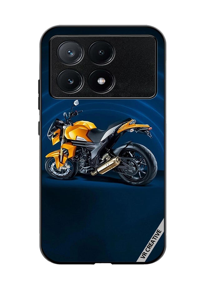 VR CREATIVE Protective Case Cover For Xiaomi Poco X6 Pro Bike Design Multicolour - Image 1