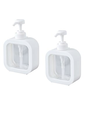 2 Pack 500ML Refillable Shampoo and Soap Dispenser Bottles with Labels, Perfect for Kitchen and Shower Use, Ideal for Shampoo, Conditioner, and Body Wash - pzsku/ZC9D3A26F8AE8B1E08E59Z/45/_/1722599343/94ae79b6-e02a-45dd-9e4a-23a1581c347c