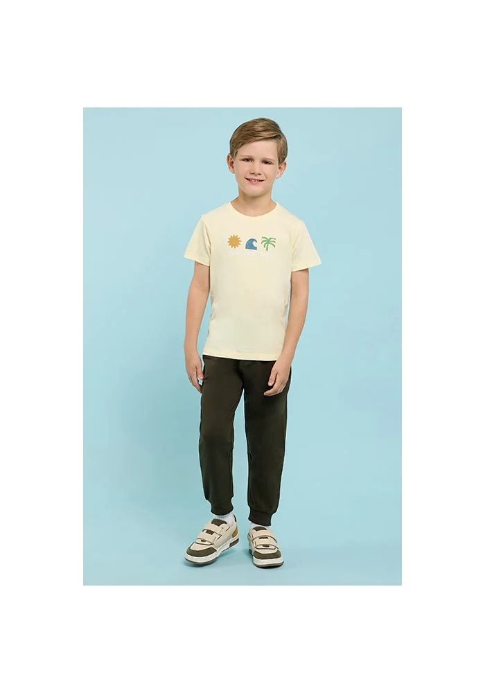 أر أند بي Solid Joggers with Drawstring Waist