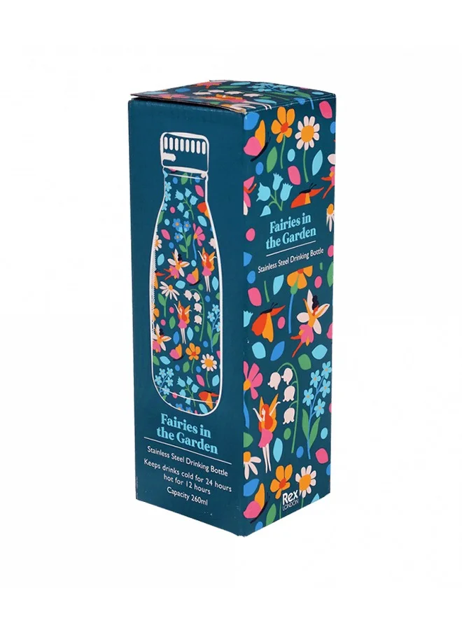 Rex London Stainless steel bottle 260ml - Fairies in the Garden