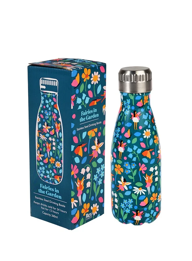 Rex London Stainless steel bottle 260ml - Fairies in the Garden