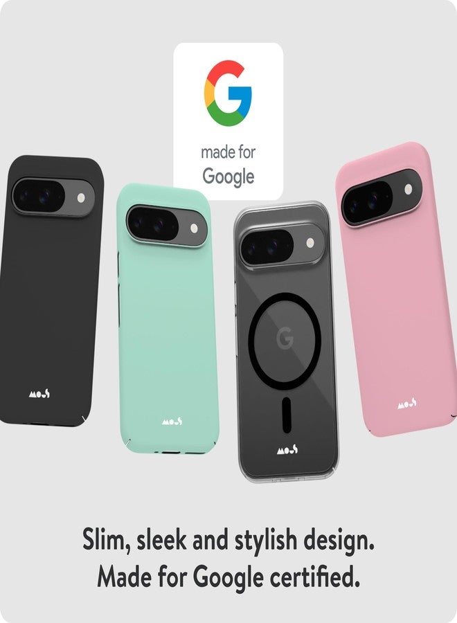 Mous for Google Pixel 9 Case MagSafe Compatible - Super Thin - Magnetic Phone Cover - Blush Pink - Image 2