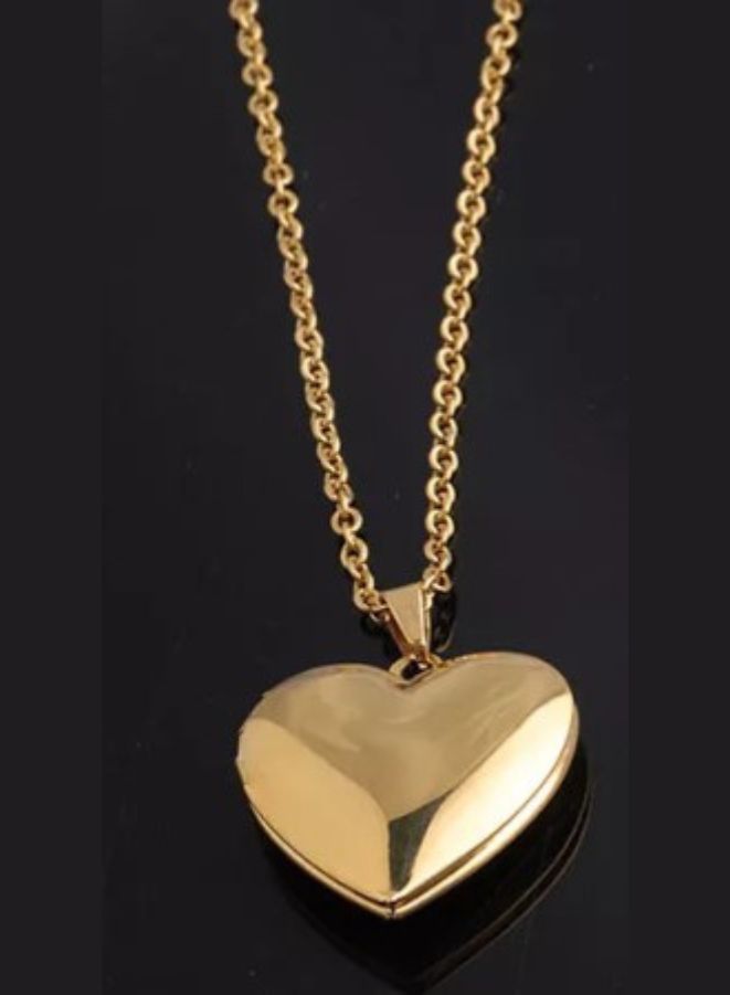Stainless Steel Photo Locket Necklace Open Heart Pendant Necklaces For Women Jewelry Family Birthday Gift Gold  - Image 2