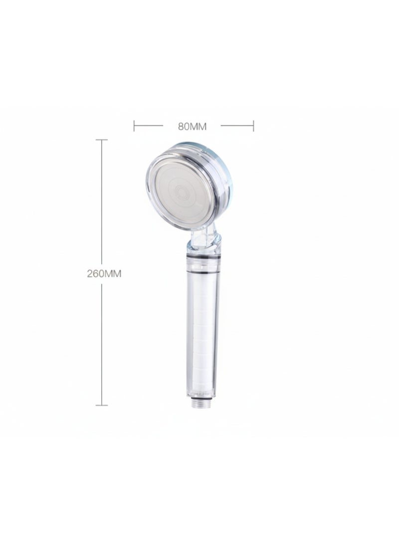 Purifying High Pressure Shower Head | 5-Stage PP Cotton Filter for Hard Water | Optimal Flow & transparent plastic Finish | Easy Universal Installation - Image 4