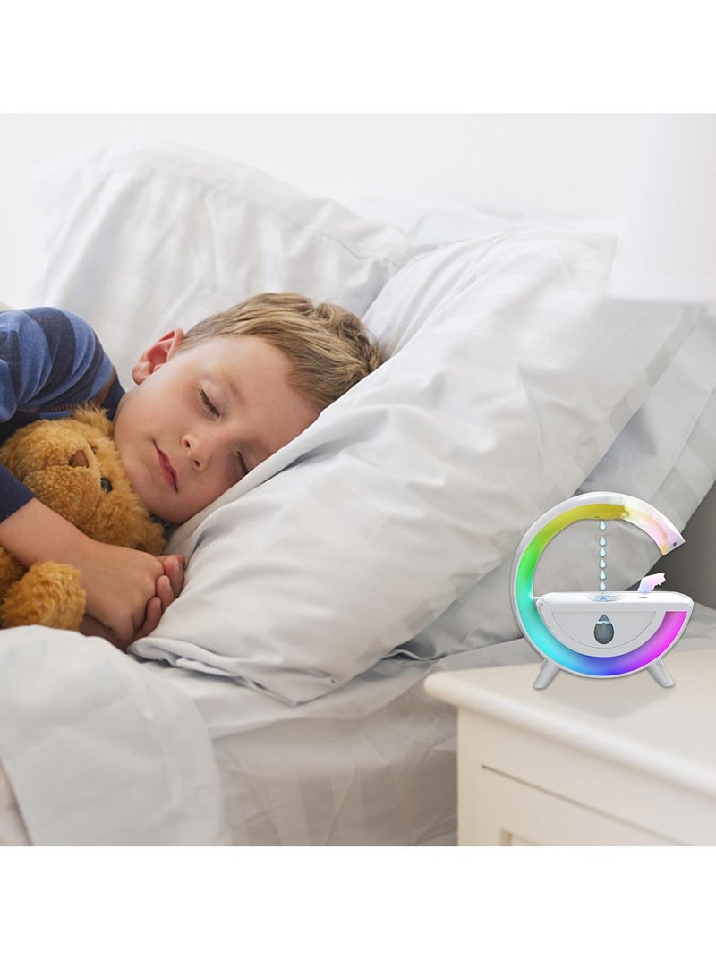 عام مرطب قطرات الماء العائم، مرطب مضاد للجاذبية 800 مل، مرطب ضباب بارد خفيف للمنزل والمكتب، مرطب قطرات الماء العائم المرطب، مرطب مضاد للجاذبية، أبيض - Image 5