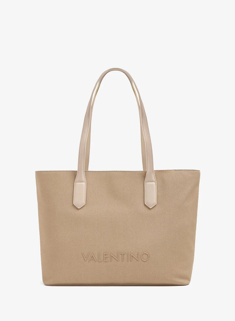 Wira re- Textured Faux Leather Tote Bag