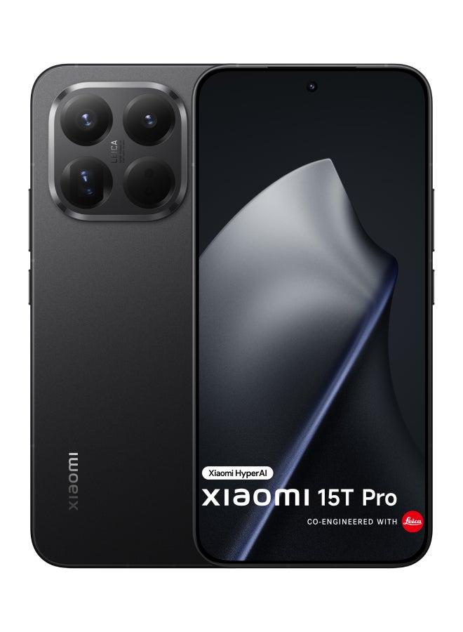 Xiaomi 15T Pro Dual SIM+eSIM Black 12GB RAM 512GB 5G - Global Version - Image 1