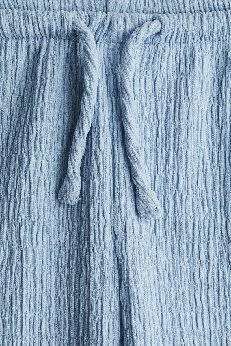 H&M Textured jersey trousers