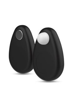 Product Applicable For Apple Airtag Protective Cover For Apple Silicone Protective Cover-Color:Black OPP Bag