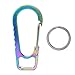 PPFISH EDC PPFISH Titanium Heavy Duty Carabiner Keychain, EDC Quick Release Hooks with Titanium Key Ring Set for Men - Image 2