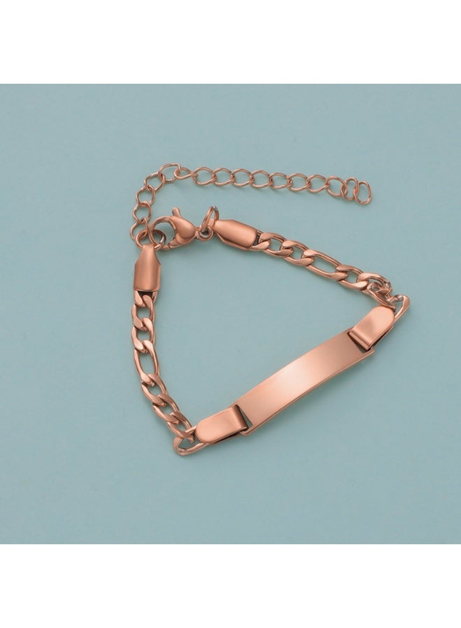 سلاسل الأطفال العصرية بتصميمات أوروبية وأمريكية - هدايا من الفولاذ المقاوم للصدأ مع إمكانية النقش بالليزر - Image 1