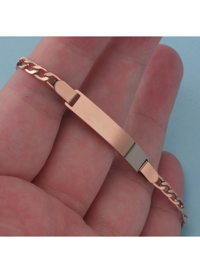 سلاسل الأطفال العصرية بتصميمات أوروبية وأمريكية - هدايا من الفولاذ المقاوم للصدأ مع إمكانية النقش بالليزر - Image 3