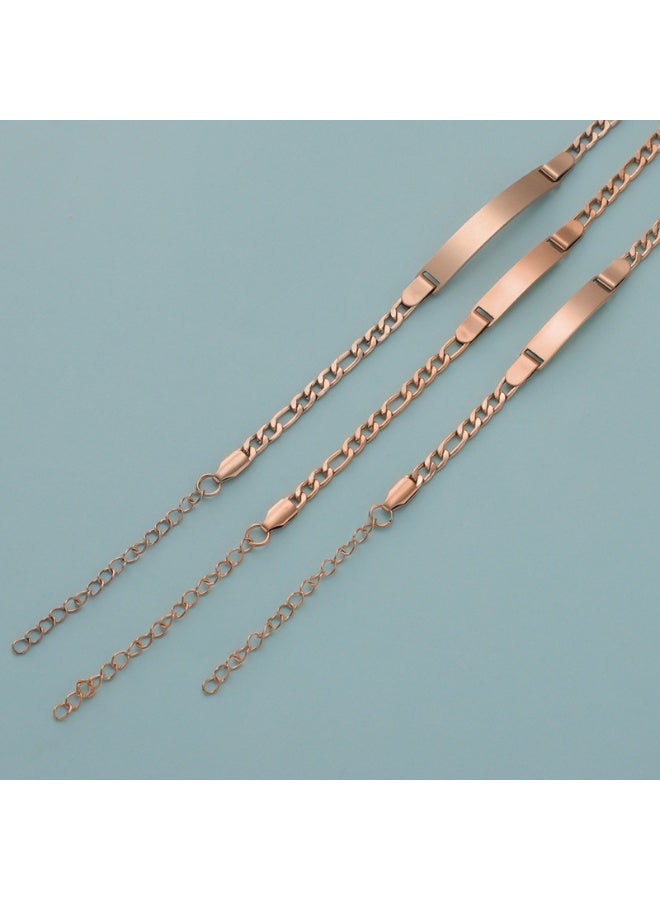 سلاسل الأطفال العصرية بتصميمات أوروبية وأمريكية - هدايا من الفولاذ المقاوم للصدأ مع إمكانية النقش بالليزر - Image 5