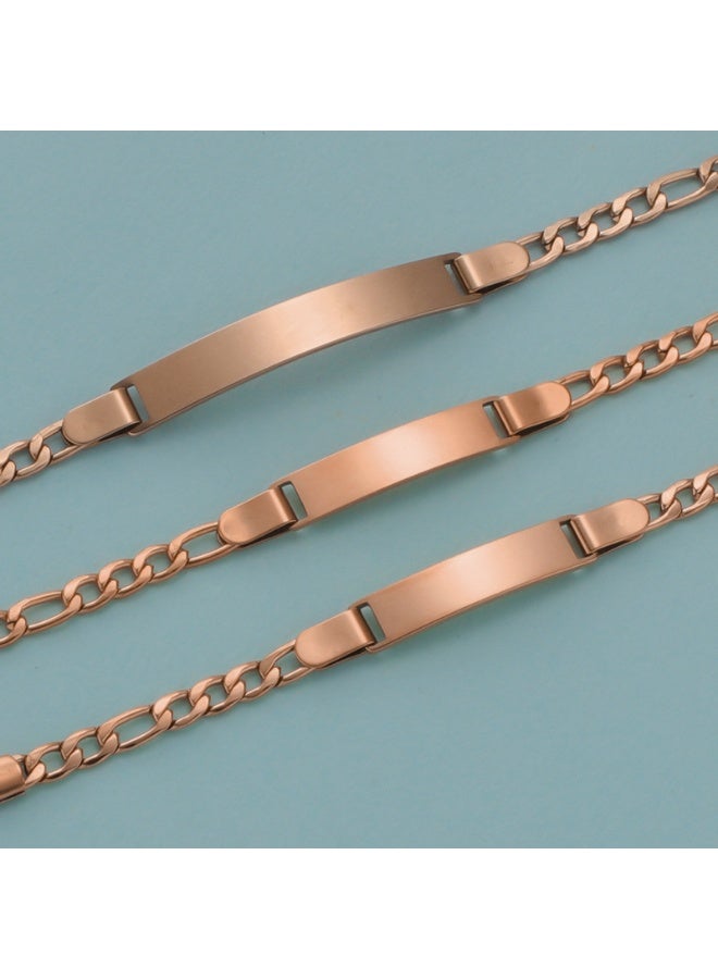 سلاسل الأطفال العصرية بتصميمات أوروبية وأمريكية - هدايا من الفولاذ المقاوم للصدأ مع إمكانية النقش بالليزر - Image 4