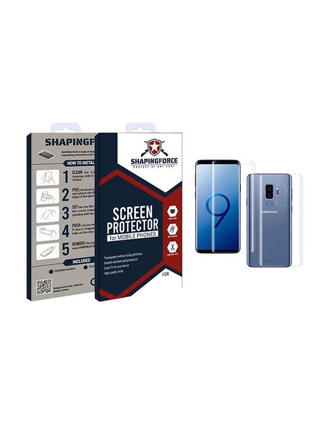 IAF Front And Back Screen Protector For Samsung Galaxy S9 Clear