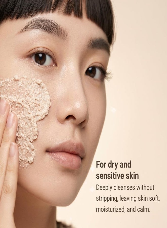 LE GUSHE Rice Face Wash Powder Cleanser for Gentle Skin Exfoliation, Korean Skincare Enzyme Powder Face Wash, Foamy Rice Exfoliator for Skin, 40g - Image 4