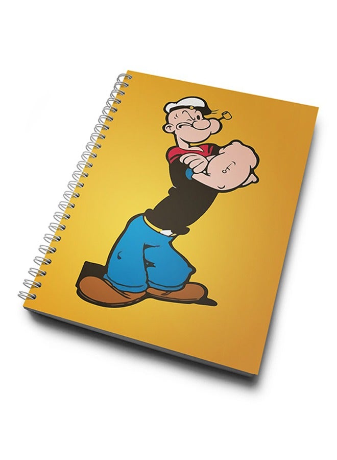 LIT Popeye Strength Spiral Hardcover Notebook - Image 1