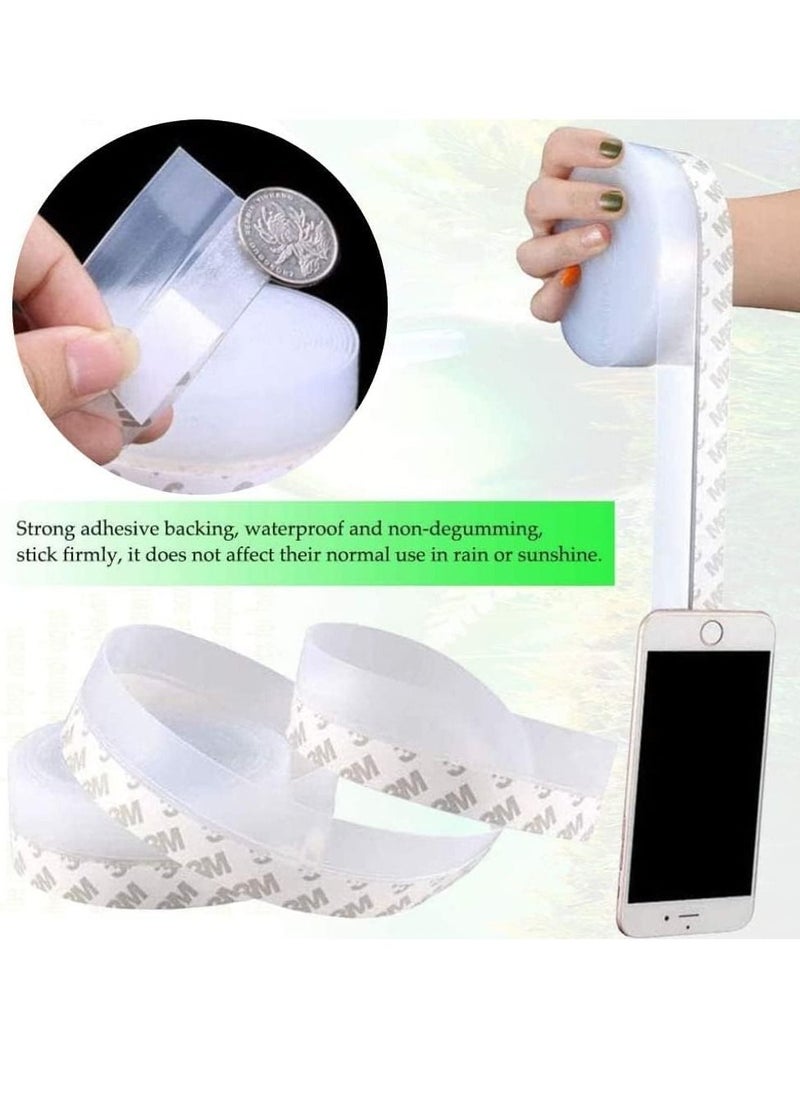 TYCOM - Silicone Seal Strip and Weather Stripping with Self Adhesive for Bottom of Door Draft Stopper 3M Weather Stripping Door Bottom Gap Replacement Strip Roll Soundproof 35MM - Image 1
