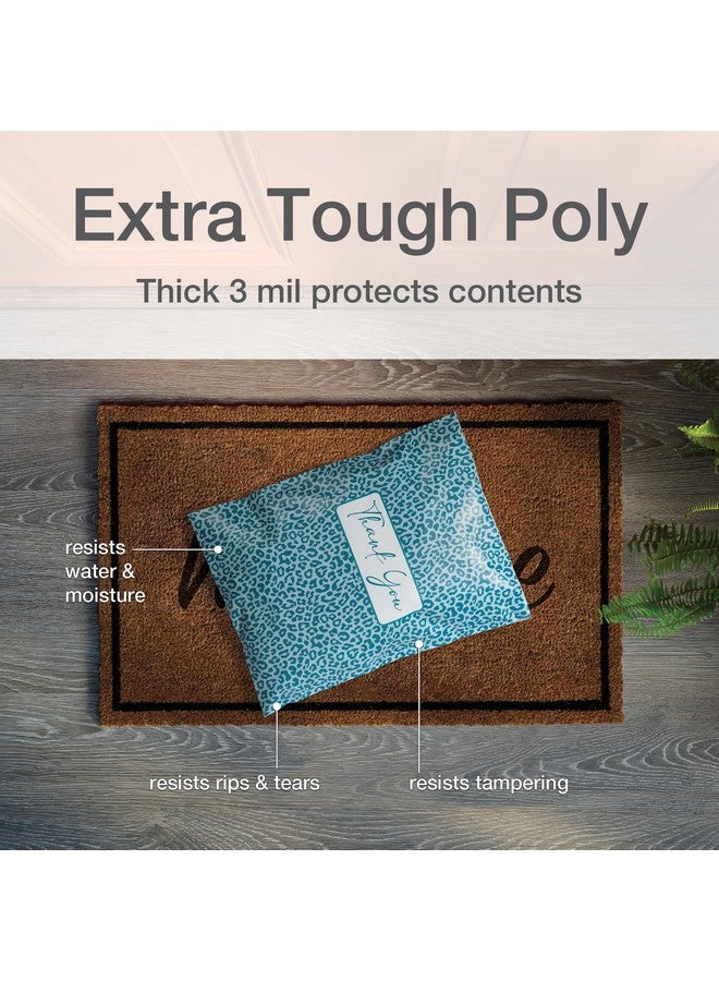 كوالتي بارك شكرا لك بولي ميلرز 10 × 13 بوصة مغلفات الشحن 100 حزمة الذاتي ختم أكياس شحن مقاومة للماء للملابس ليوبارد (Qua89301) - Image 3