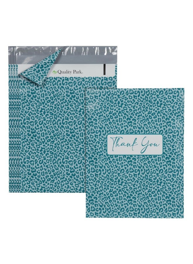 كوالتي بارك شكرا لك بولي ميلرز 10 × 13 بوصة مغلفات الشحن 100 حزمة الذاتي ختم أكياس شحن مقاومة للماء للملابس ليوبارد (Qua89301) - Image 1