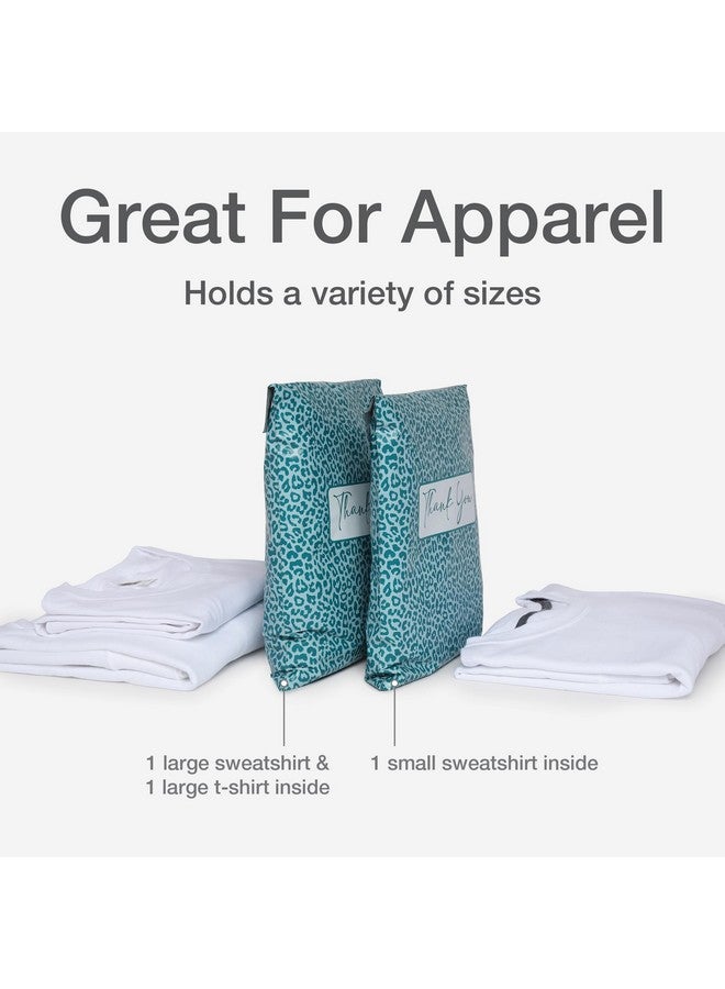 كوالتي بارك شكرا لك بولي ميلرز 10 × 13 بوصة مغلفات الشحن 100 حزمة الذاتي ختم أكياس شحن مقاومة للماء للملابس ليوبارد (Qua89301) - Image 4