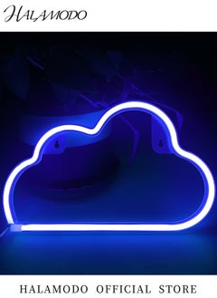 HALAMODO Cloud Neon Sign LED Neon Light Battery or USB Powered Night Light Decor Kid's Bedroom Wall Decorative Night Light for Room & Birthdays & Parties & Wedding  - Image 5