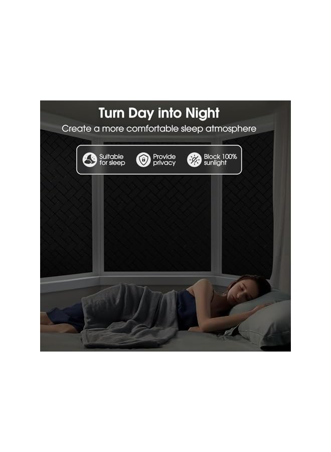 The Bros Privacy Window Film, UV Blocking Heat Control Window Privacy Film, Non-Adhesive Static Cling Frosted Glass Window Film, Window Frosting Film for Home Office Bathroom, 45x200cm - Image 3