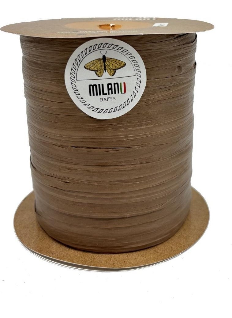 Angel Çanta Aksesuar - Angel Bag Accessory Milano Raffia Brown Color 100 gr (No:21) - Image 1
