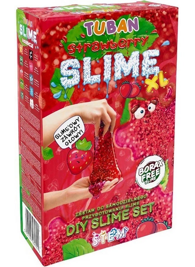 Tuban Strawberry XL Slime DIY Slime Set - Image 1