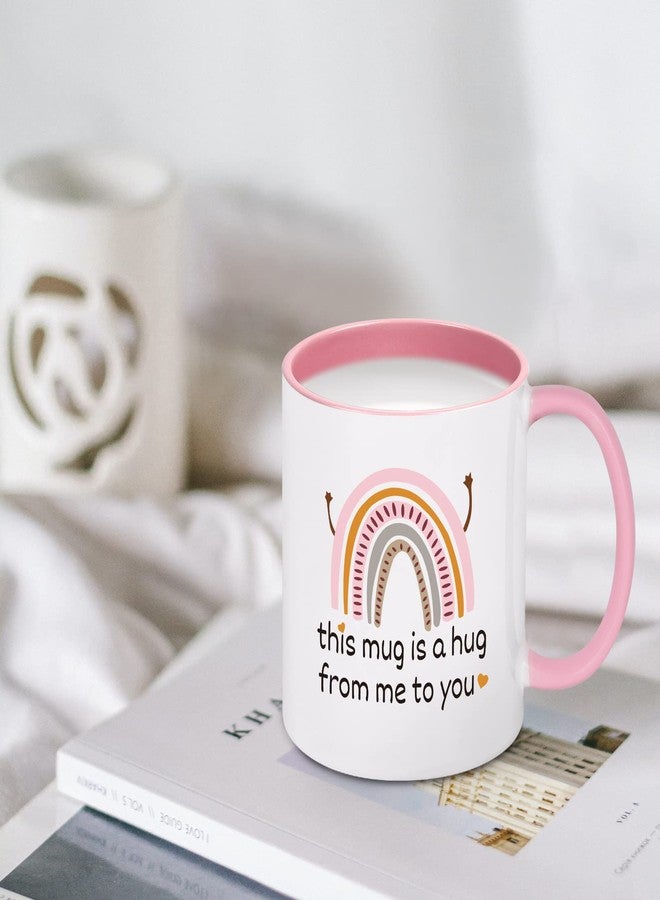 Cabtnca Friendship Hug Mug - This Mug Is A Hug From Me To You - Encouragement Inspirational Gift for Women, Best Friend, Mom, Coworker - Birthday, Mother's Day, Christmas - 11Oz - Image 2