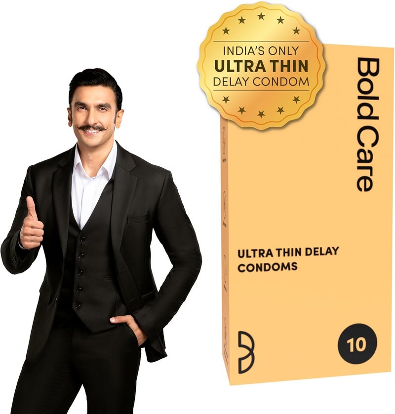 Bold Care Ultra Thin Delay Condoms - Pack of 10 - Image 1