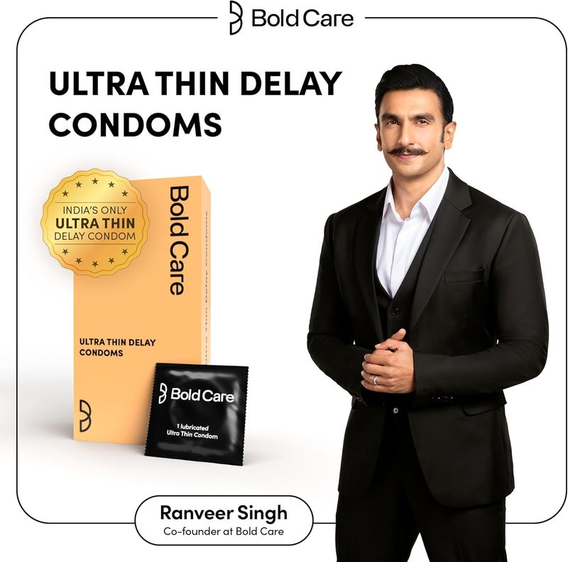 Bold Care Ultra Thin Delay Condoms - Pack of 10 - Image 2