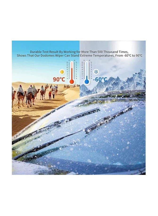 Elshafey Front Wiper Blades Compatible with Mercedes Benz EQC 2019 2020 2021 2022 Sport Windshield Windscreen Window EQC400 EQC 400 - Image 3