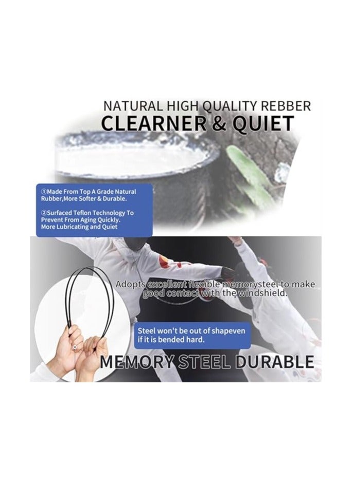 Elshafey Front Wiper Blades Compatible with Mercedes Benz EQC 2019 2020 2021 2022 Sport Windshield Windscreen Window EQC400 EQC 400 - Image 5